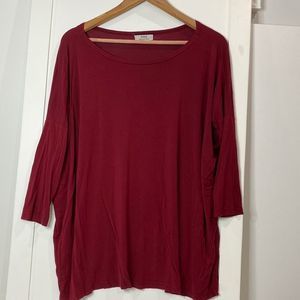 PIKO Red Longsleeve Top Size Small